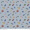Fabric Riley Blake Gray Traffic Jam by the Quarter Yard C15464-GRAY